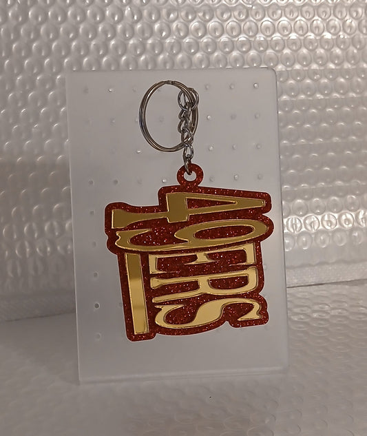 SF 49ers Keychain