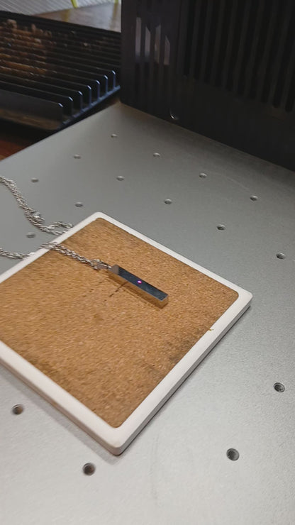 Silver Bar Necklace
